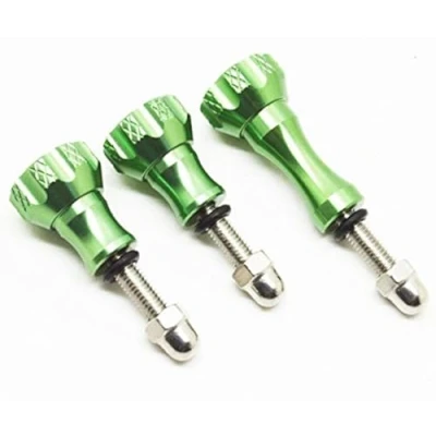 Afbeelding van PROtastic 3x Aluminium Duimschroeven &amp; Bouten (3 pack) Reserve Metalen CNC Schroef voor Gopro Hero / SJCAM Actiecamera&#039;s