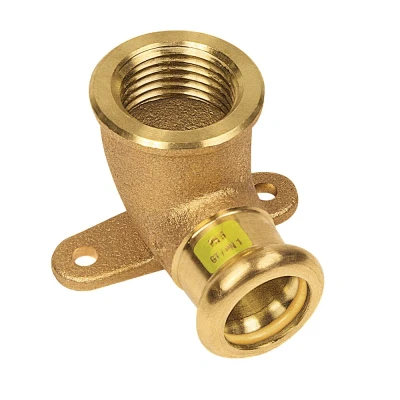 Afbeelding van Bonfix Perskoppeling Koper Gas Muurplaat 3/4&quot;x18mm