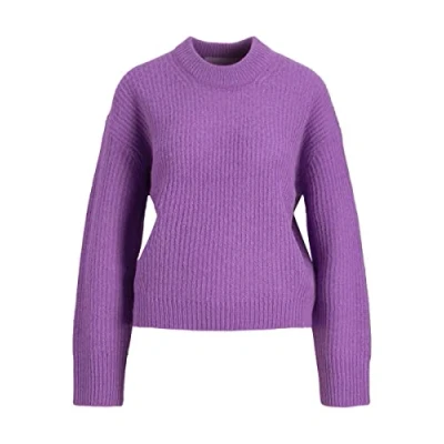 Afbeelding van JACK &amp; JONES Dames JJXX JXEMBER LS Fluffy Crew Neck Knit NOOS, Royal Lilac, M