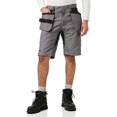 Afbeelding van Scruffs Flexshort holster donkergrijs slimfit stretch maat 48W
