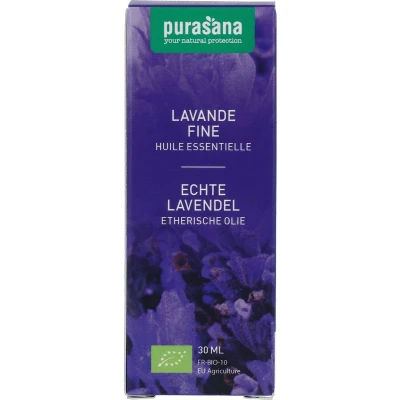 Afbeelding van Purasana Etherische Olie Echte Lavendel 30ML