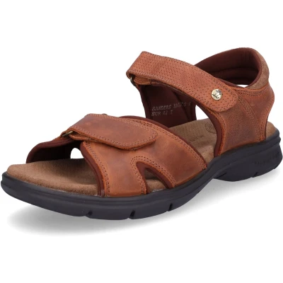 Afbeelding van Panama Jack Sanders Basics Peeptoe sandalen voor heren, Cuero C004, 42 EU