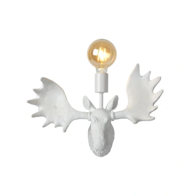 Afbeelding van Lucide EXTRAVAGANZA MOOSE Wandlamp 1xE27 Wit