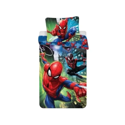 Afbeelding van SpiderMan Action Dekbedovertrek Eenpersoons 140x200 Multi