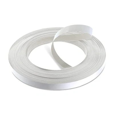 Afbeelding van WordPress® 19 mm Matwitte Melamine Voorgelijmd Fineer Kantenband Rol van 50 m Makkelijk Doe het Zelf op te Strijken Applicatie