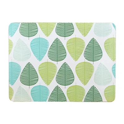 Afbeelding van Premier Housewares Leaf Placemats Set van 4, Groen, H2 x B29 D22cm