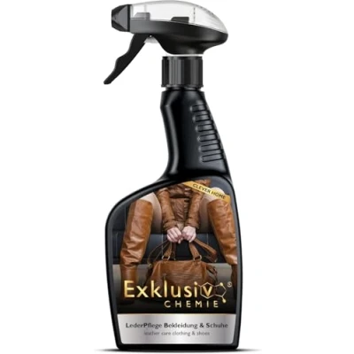 Afbeelding van Exklusiv Chemie Leder Onderhoud kleding en schoenen Lederonderhoud voor leren Leather Care Spray Reiniger 500 ml