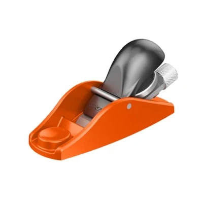 Afbeelding van JORGENSEN mini houtschaaf, handschaaf voor precieze houtbewerking, ideaal trimmen, polijsten en schaven, met een verstelbaar blad