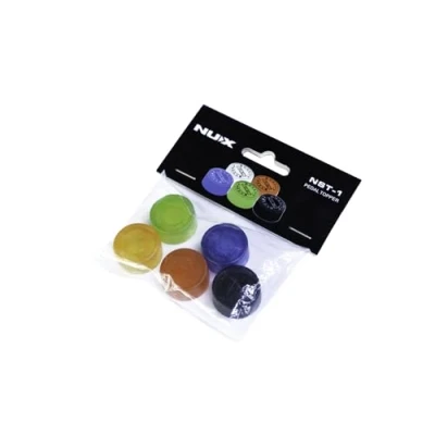 Afbeelding van NUX NST 1 Pedal Topper set van 5 dopjes voor schakelaars effectpedaal