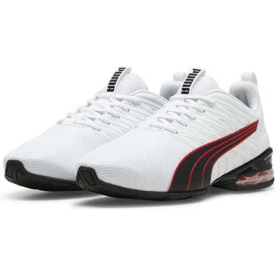 Afbeelding van PUMA Unisex Voltaic Evo Light Road hardloopschoen, White Black for All Time Red, 44 EU