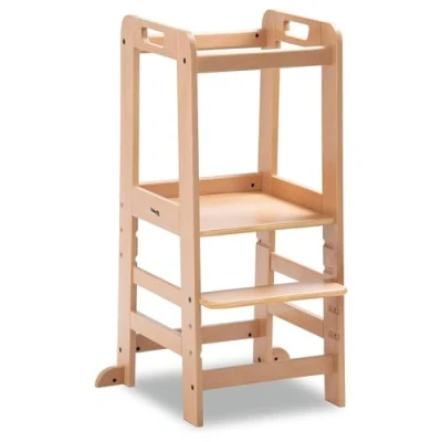 Afbeelding van Hauck Leertoren Learn N Explore, FSC® Mix Gecertificeerd Beukenhout, Natural