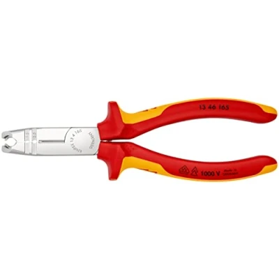 Afbeelding van Knipex Ontmantelingstang verchroomd, geïsoleerd met meer componentengrepen, VDE getest 165 mm (zelfbedieningskaart/blister) 13 46 SB
