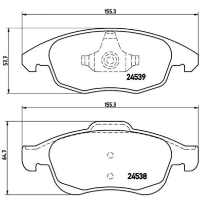 Afbeelding van Brembo Remblokset P 61 083