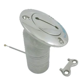 Afbeelding van Rvs dekvuldop &#039;diesel&#039; slangaansluitingdiameter 38mm flensdiameter 76mm 30graden model
