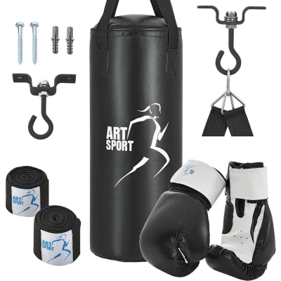 Afbeelding van Bokszak set 10kg synthetisch leer