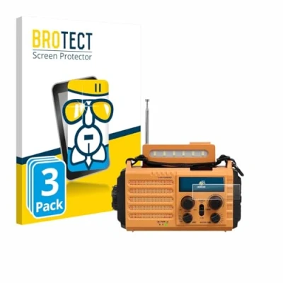 Afbeelding van BROTECT Screenprotector voor Mesqool 1009 Y Folie Beschermfolie Beschermglas transparant (3 Stuks)