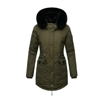 Afbeelding van Navahoo Sweety Deluxe Winterjas, Dames, Maat: XS, Dark olive
