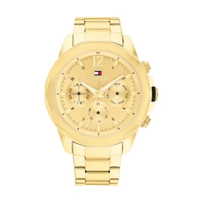 Afbeelding van Tommy Hilfiger TH1792060 Lars horloge herenhorloge Goudkleur