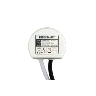 Afbeelding van LED Transformator 12V, Max. 10 Watt, Waterdicht IP67