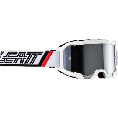 Afbeelding van Leatt 2024 Velocity 4.5 Crossbril Wit / Zilver (Lens: Iriz Zilver)