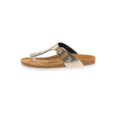 Afbeelding van Palado KOS Teensandalen, Dames, Maat: 44, Python gold Kunststof