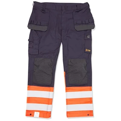 Afbeelding van Blaklader Multinorm inherent werkbroek 1489 1513 Marineblauw/Oranje C64