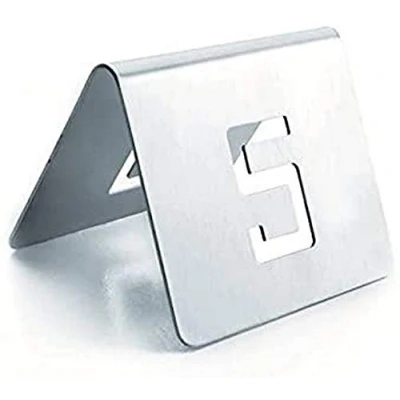 Afbeelding van Lacor RVS Tafelnummers, Zilver, 6 x 2 5 cm