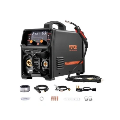 Afbeelding van VEVOR MIG lasapparaat 200A 4 in 1 Gas MIG/Flux Core MIG/Stick/Lift TIG