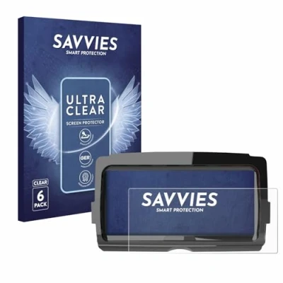 Afbeelding van Savvies (6 Stuks) Schermbeschermer voor Harley Davidson Soundstream V2 Screen Protector Ultra Transparant