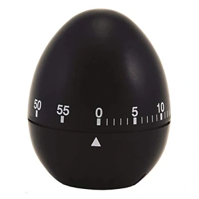 Afbeelding van Chef Aid Mechanische Ei Shape Timer, Zwart