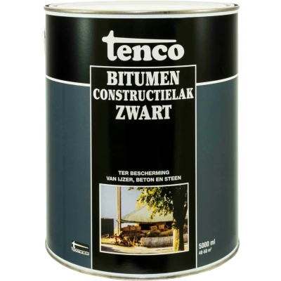 Afbeelding van Tenco Bitumen Constructielak Zwart 5 liter