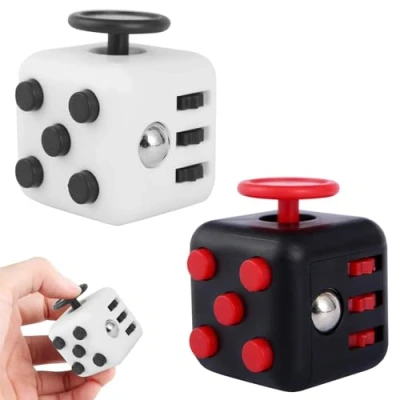 Afbeelding van fidget Cube anti stress dobbelstenen, speelgoed voor volwassenen, stressverminderend speelgoed, adhs, stress, stressvermindering, angst en nervositeit, concentratiehulp, kubus