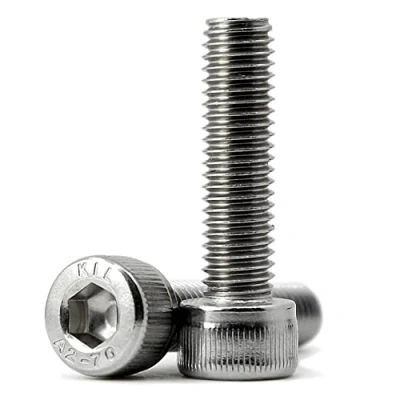 Afbeelding van (40 stuks) M6 x 10 mm binnenzeskantschroef 304 roestvrij stalen cilinderschroeven met binnenzeskant volledige schroefdraad