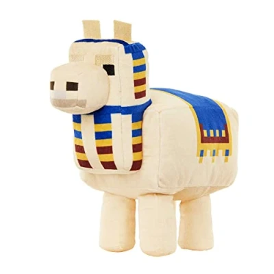 Afbeelding van Minecraft Mattel HJD24 Basic lama pluche figuur, zacht, door het videospel geïnspireerd personage, verzamelspeelgoed, cadeau voor kinderen vanaf 3 jaar