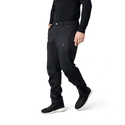 Afbeelding van DANISH ENDURANCE Softshell Broek met Binnenvoering voor Heren, Insulerend &amp; Waterafstotend, Winddicht, Zwart, 3XL