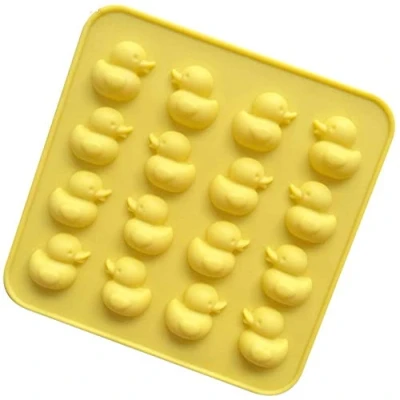 Afbeelding van Selecto Bake Eend Chocolade Siliconen Schimmel Vorm Bakvorm 16 Holte Non Stick Food Grade Mallen voor Ice Cube Jelly Fondant Hard Candy
