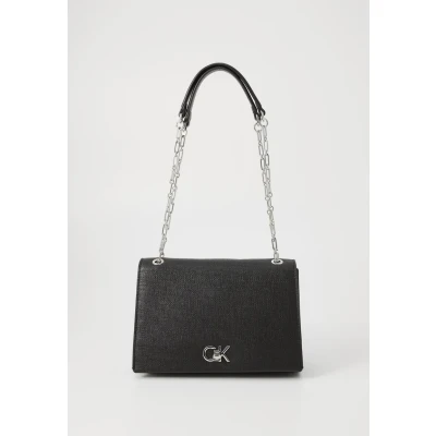 Afbeelding van Calvin Klein Medium Chain BAG Handtas, Dames, Maat: One Size, Black