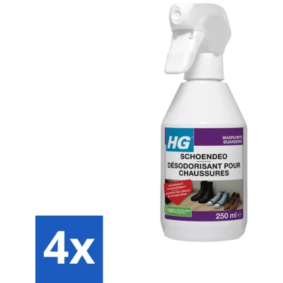Afbeelding van HG Schoendeo 250 ml Voordeelverpakking 4 stuks