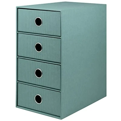 Afbeelding van Rössler 1524452384 S.O.H.O. 4 delige ladebox voor DIN A5, met greepgat, opaal, 320 x 175 250 mm, 1 stuk