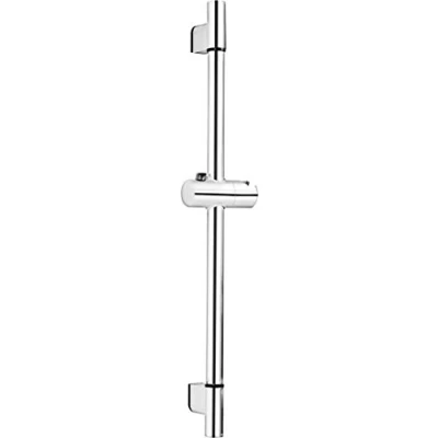 Afbeelding van Cornat Wandstang &quot;Andali&quot; 60 cm lengte met drukknop schuiver verchroomd/douchestang/douchestang/douchehouder / TECB3440