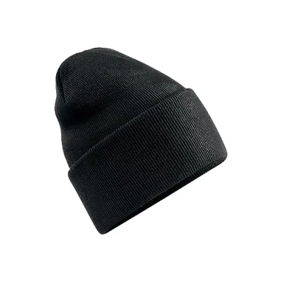 Afbeelding van Beechfield® B40R Original Deep Cuffed Beanie Zwart, Eén Maat