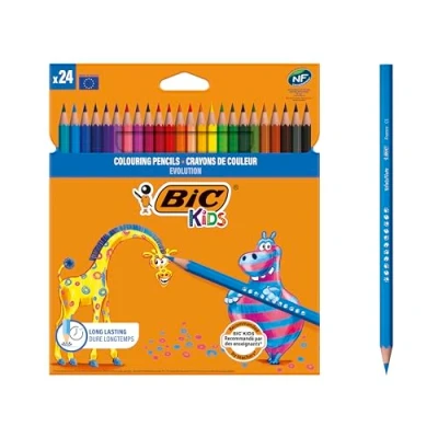 Afbeelding van Bic Kids Kleurpotlood Ecolutions Evolution, Doos Van 24 Stuks