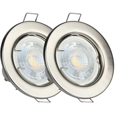 Afbeelding van V TAC Inbouwspot armatuur GU10 2 Pack