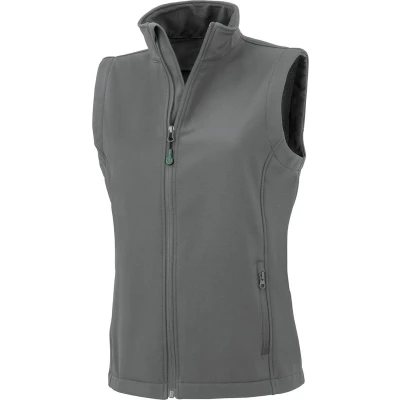 Afbeelding van Result Gerecycleerde dames softshell bodywarmer R902F grey