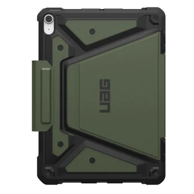 Afbeelding van Apple iPad Air 4 (2020) Hoes: UAG Metropolis SE Bookcase Shockproof/Valbescherming Olive TPU (plastic) Tablet Hoezen