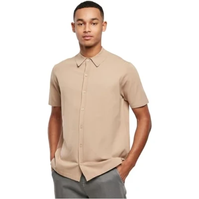 Afbeelding van Urban Classics Overhemd, Heren, Maat: Small, Unionbeige