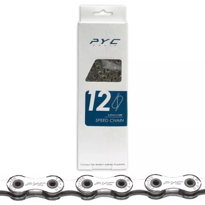 Afbeelding van P.Y.C. PYC Premium Lichtgewicht Fietsketting 12V 126 Schakels