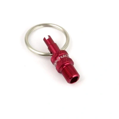 Afbeelding van Ventieladapter By,Schulz Mini SV/DV &gt; AV Rood