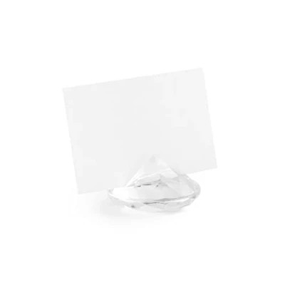 Afbeelding van Partydeco Tafeldiamant clear (10 stuks)
