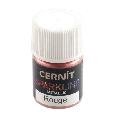 Afbeelding van CERNIT Gekleurd poeder met effecteffect, metallic rood, uniek